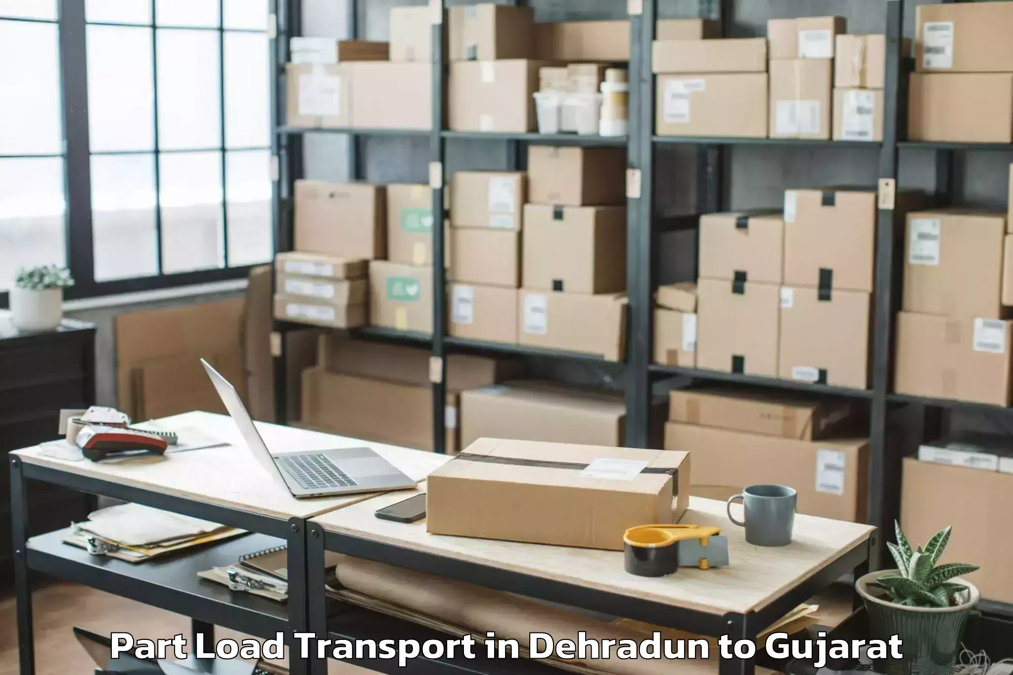 Efficient Dehradun to Bardoli Part Load Transport